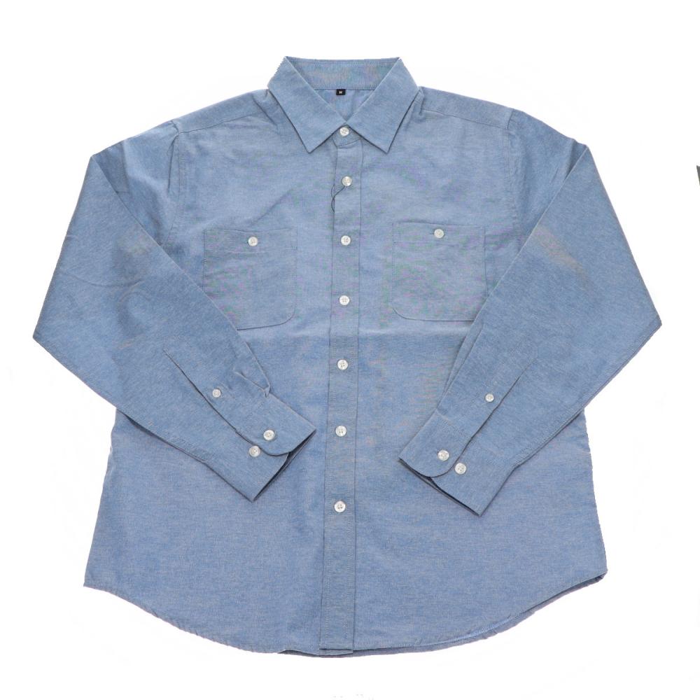你的品牌名　ダンガリーシャツ　ブルー　Ｍ