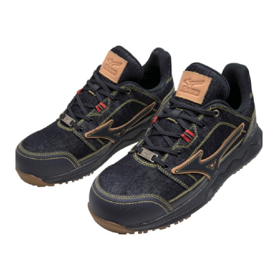 【アウトレット】ミズノ　プロテクティブスニーカー　オールマイティ　ＨＷ１１Ｌ　インディゴ　２７．５ｃｍ　箱なし