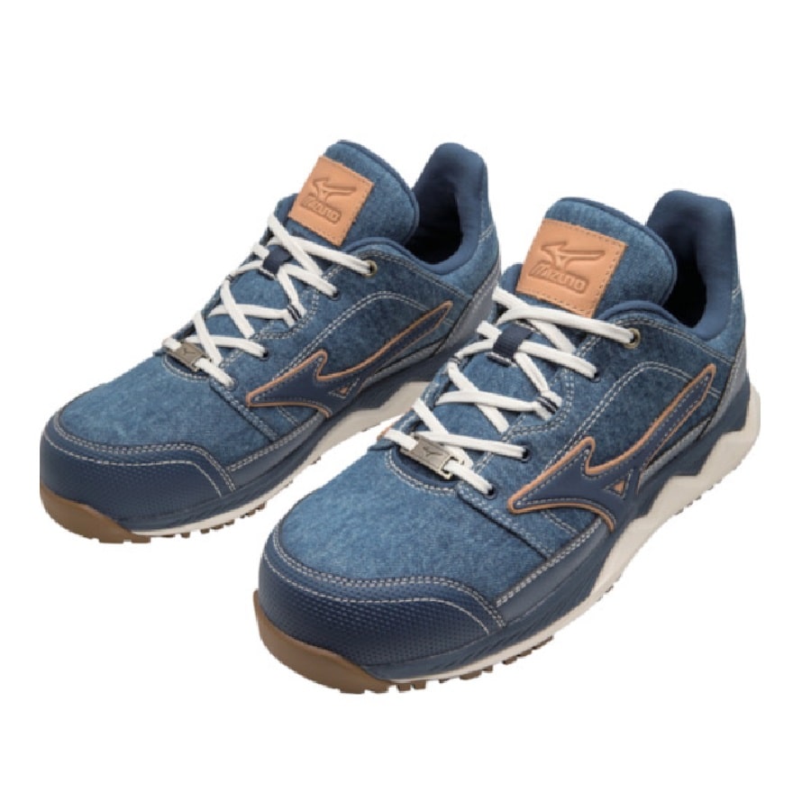 【アウトレット】ミズノ　プロテクティブスニーカー　オールマイティ　ＨＷ１１Ｌ　ブルー　２７．０ｃｍ　箱なし