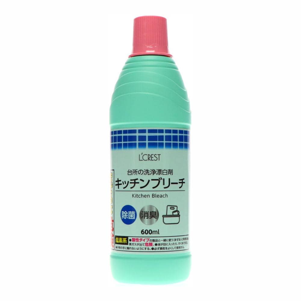 Ｌ’ＣＲＥＳＴ（ルクレスト）　キッチンブリーチ　漂白剤　６００ｍＬ