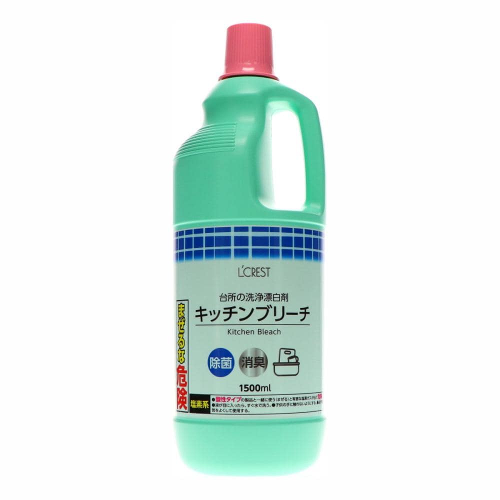 Ｌ’ＣＲＥＳＴ（ルクレスト）　キッチンブリーチ　漂白剤　大容量　１５００ｍＬ