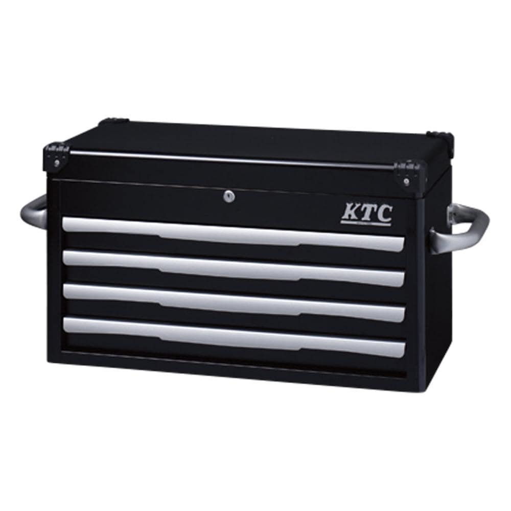 京都機械工具　ＫＴＣ　トップチェスト（４段４引出し）　ブラック　ＥＫＲ－１００４ＢＫ