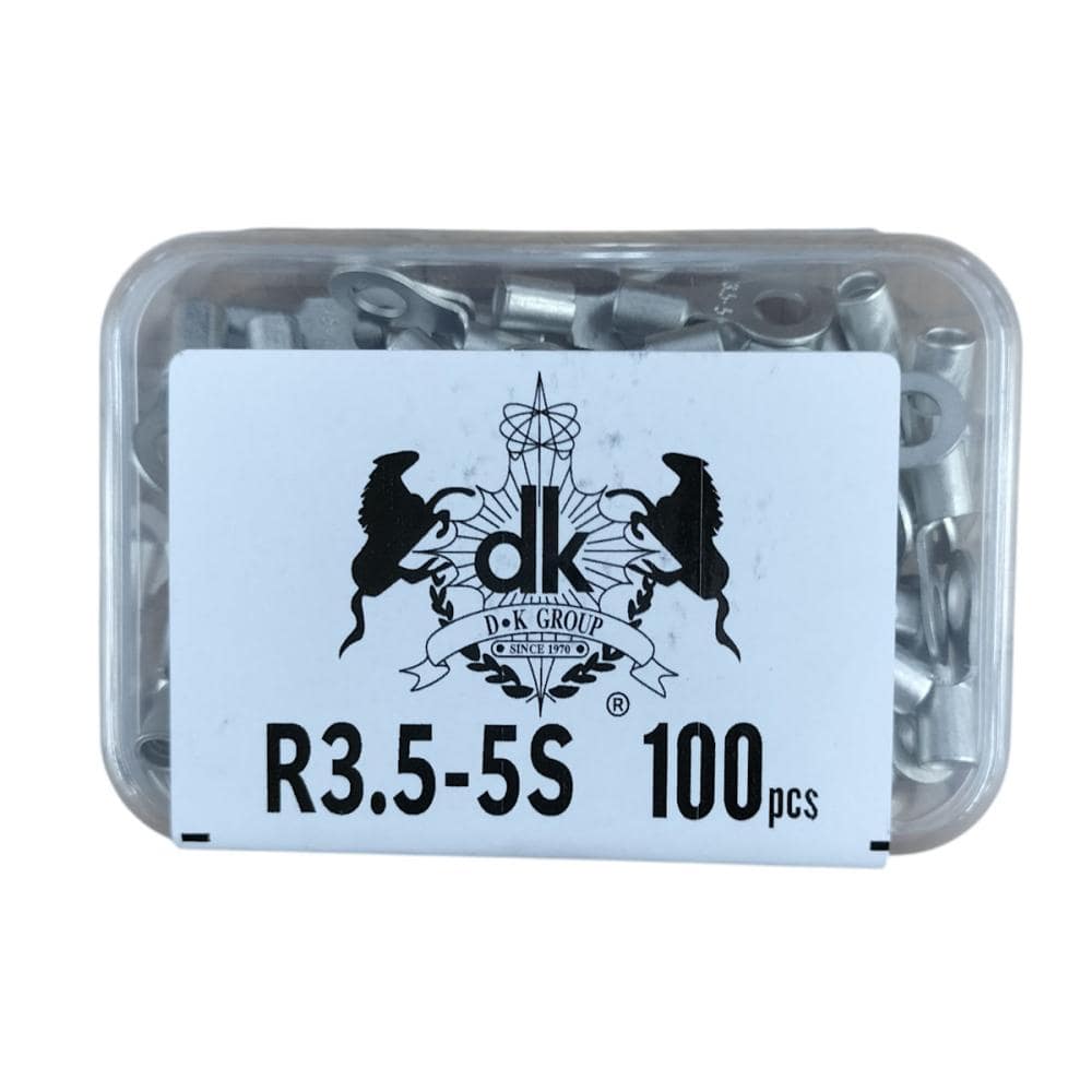 デンカエレクトロン　丸型圧着端子　Ｒ３．５－５Ｓ　１００個入り