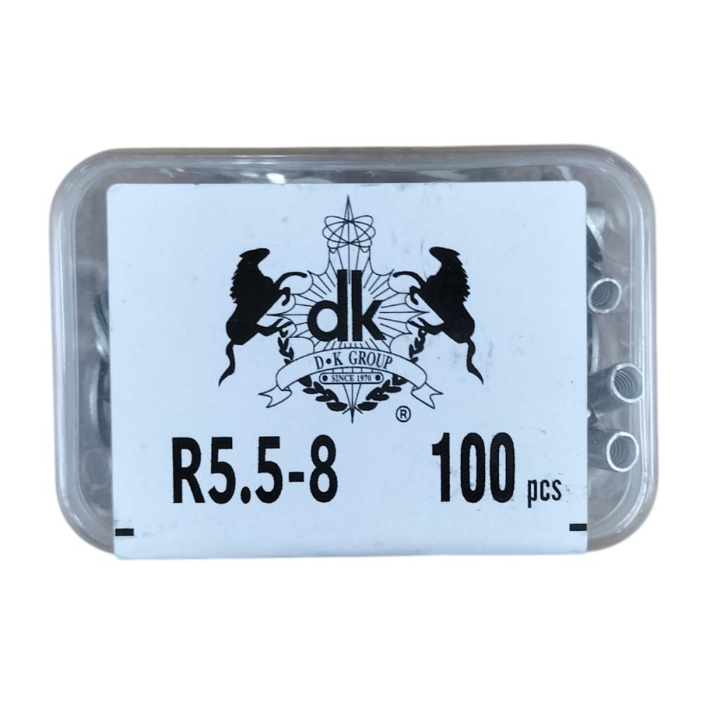 デンカエレクトロン　丸型圧着端子　Ｒ５．５－８　１００個入り