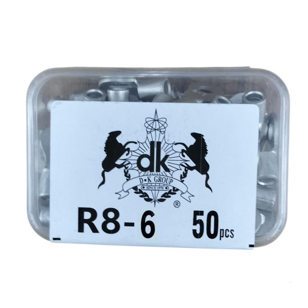 デンカエレクトロン　丸型圧着端子　Ｒ８－６　　５０個入り