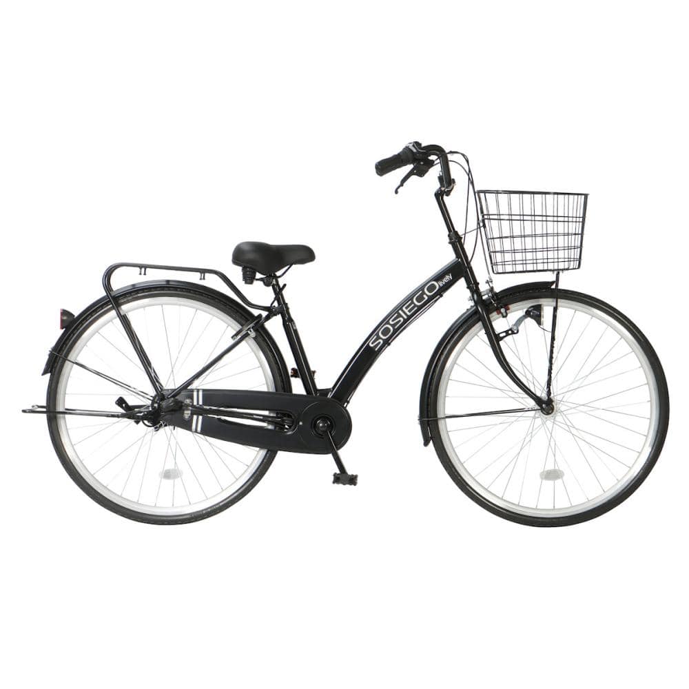 軽快車　ソシエゴ　Ｌｉｖｅｌｙ　ノーパンク　ＬＥＤオートライト　２７インチ　マットブラック