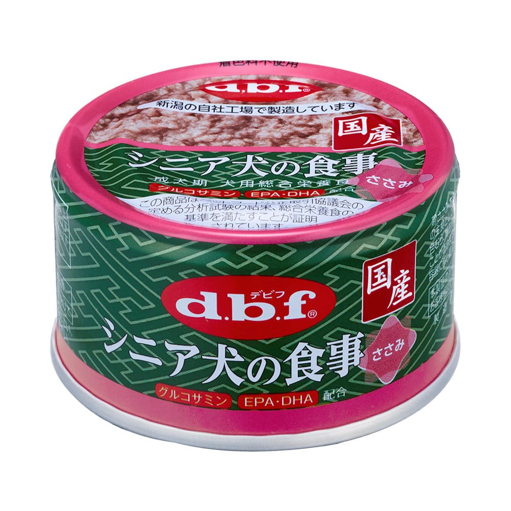 ｄｂｆ　デビフ缶　シニア犬の食事　ささみ　８５ｇ
