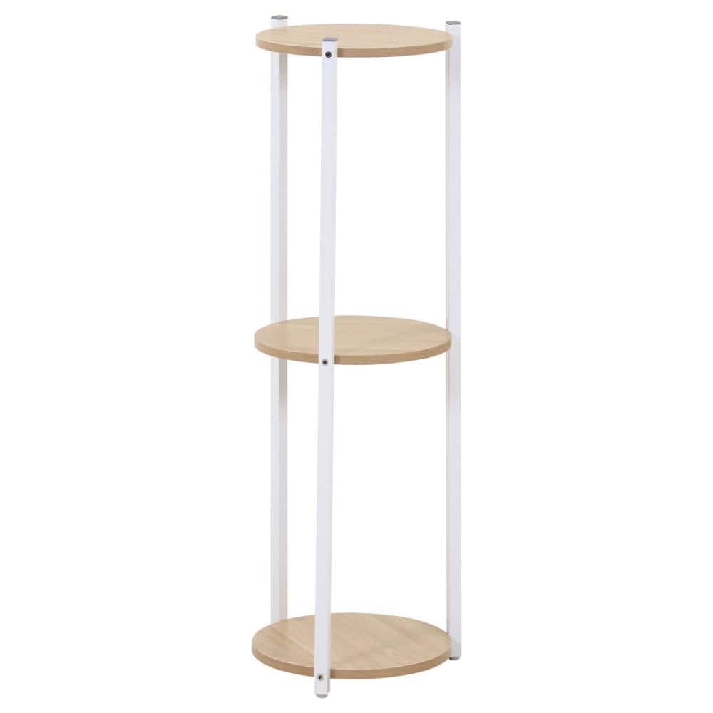 不二貿易　フラワーディスプレイスタンド３段　ホワイト