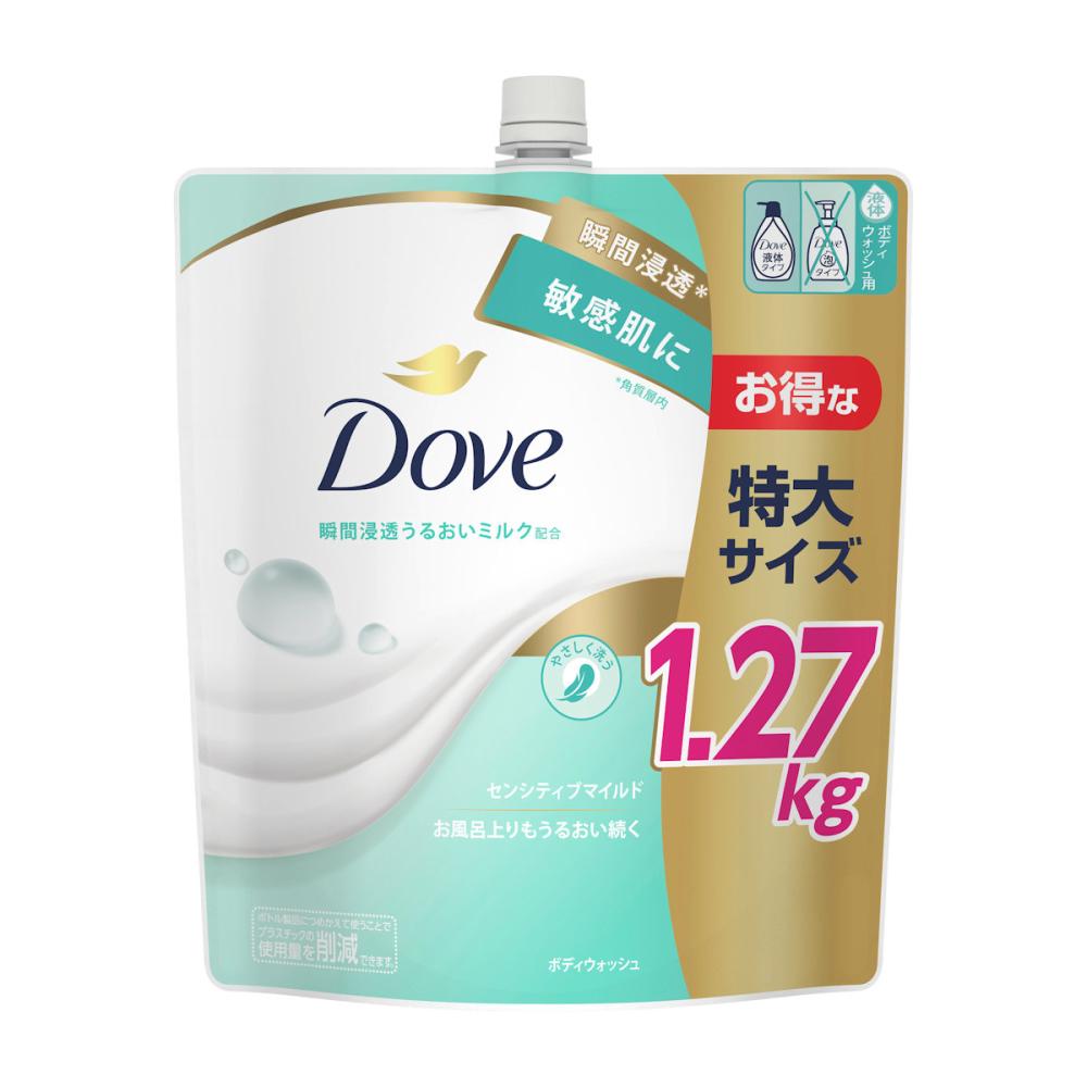 ユニリーバ　ダヴ　ボディウォッシュ　センシティブマイルド　詰め替え用　１２７０ｇ