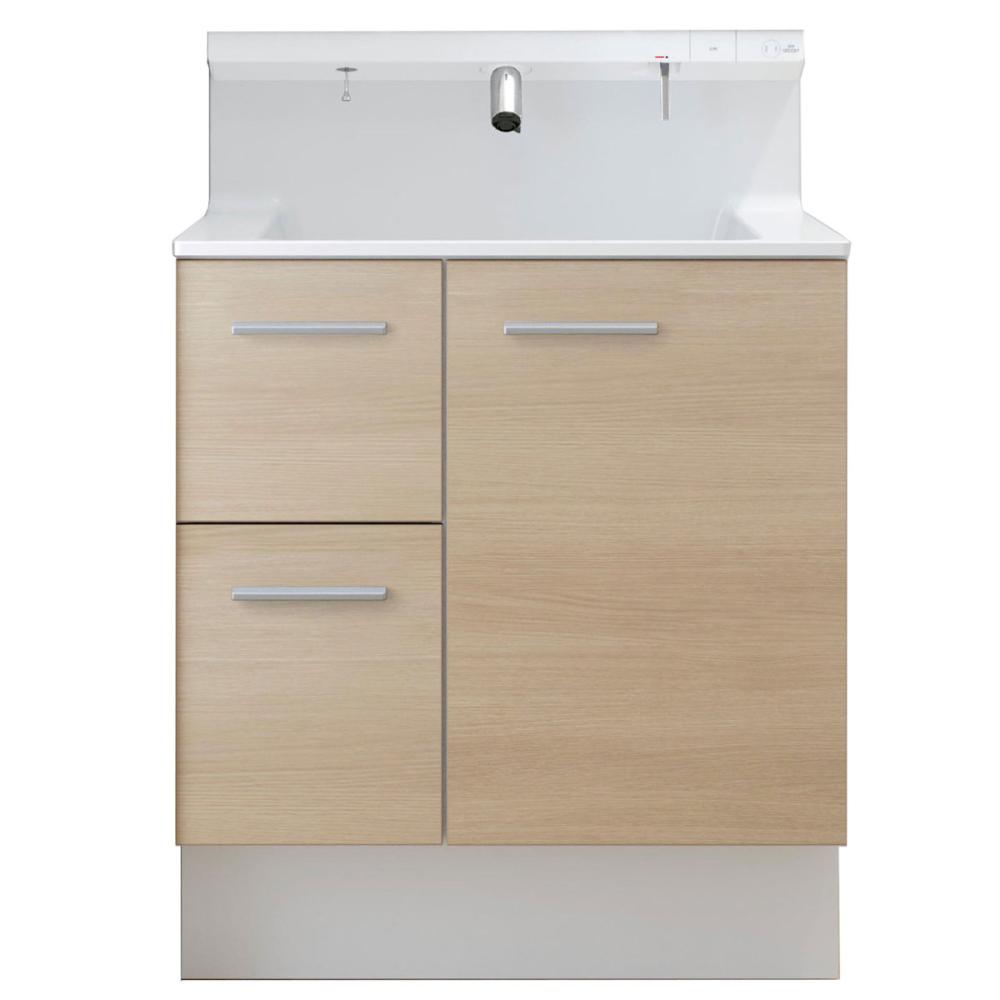 ＬＩＸＩＬ　ＩＮＡＸ　洗面台　Ｒ１シリーズ　間口７５ｃｍ　タッチレス水栓　　ライトオーク　Ｒ１Ｈ１－７５５ＪＹ－ＡＵ／ＪＰ２ＦＣ