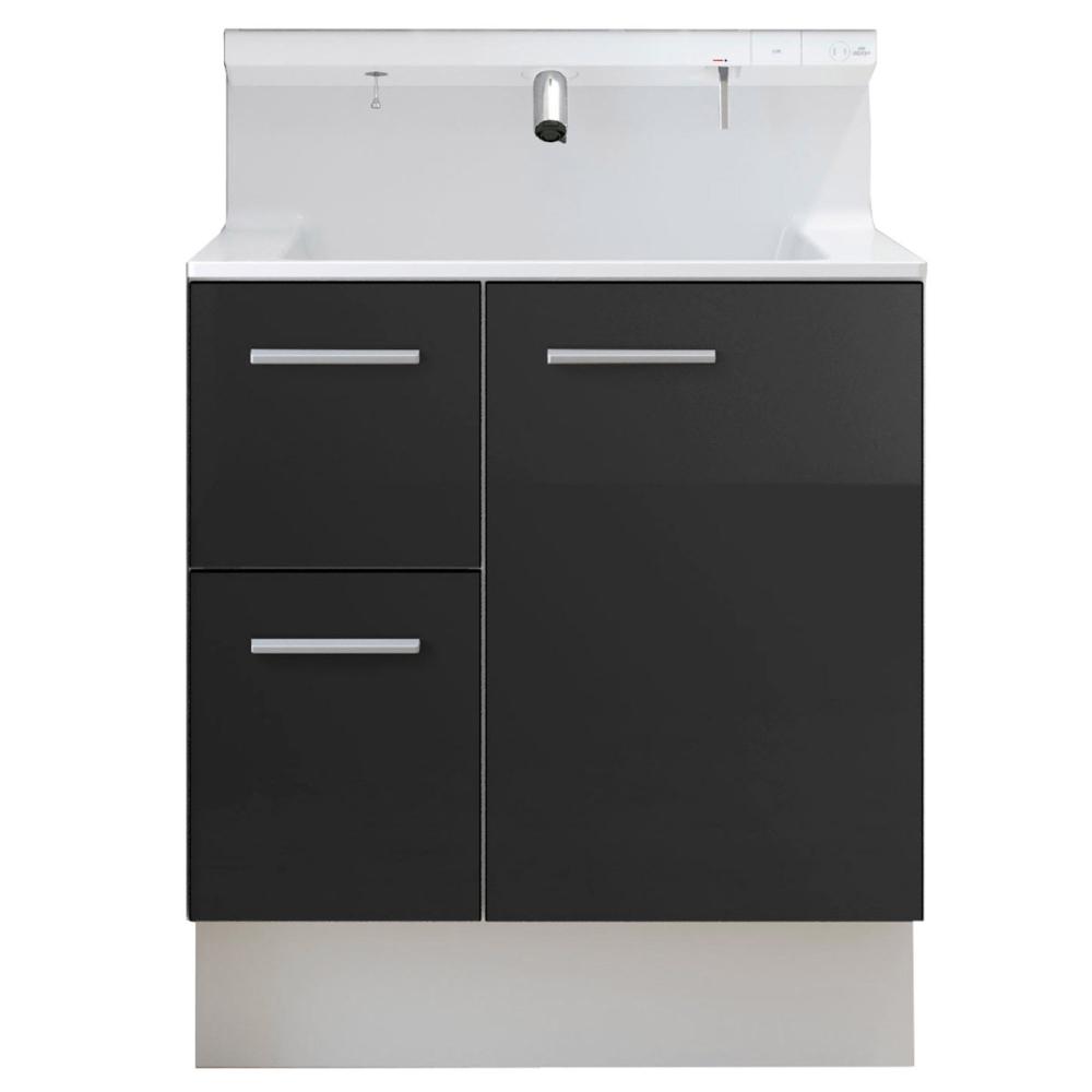 ＬＩＸＩＬ　ＩＮＡＸ　洗面台　Ｒ１シリーズ　間口７５ｃｍ　タッチレス水栓　　ディープグレー　Ｒ１Ｈ１－７５５ＪＹ－ＡＵ／ＨＤ２ＦＣ