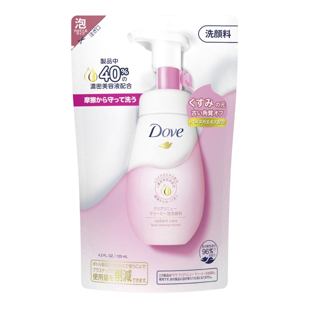 ユニリーバ　ダヴ　クリアリニュー　クリーミー泡洗顔料　詰め替え用　１２５ｍＬ