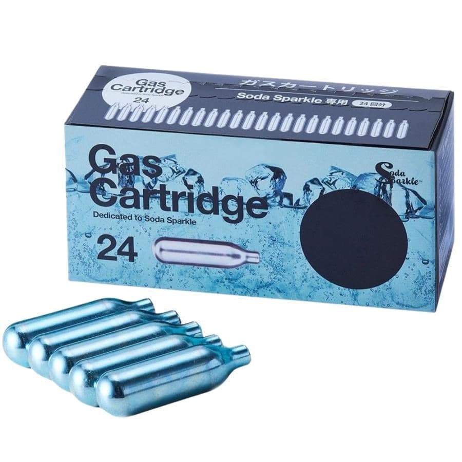 ソーダスパークル　専用ガスカートリッジ　２４本入り　ＭＳ３－２４