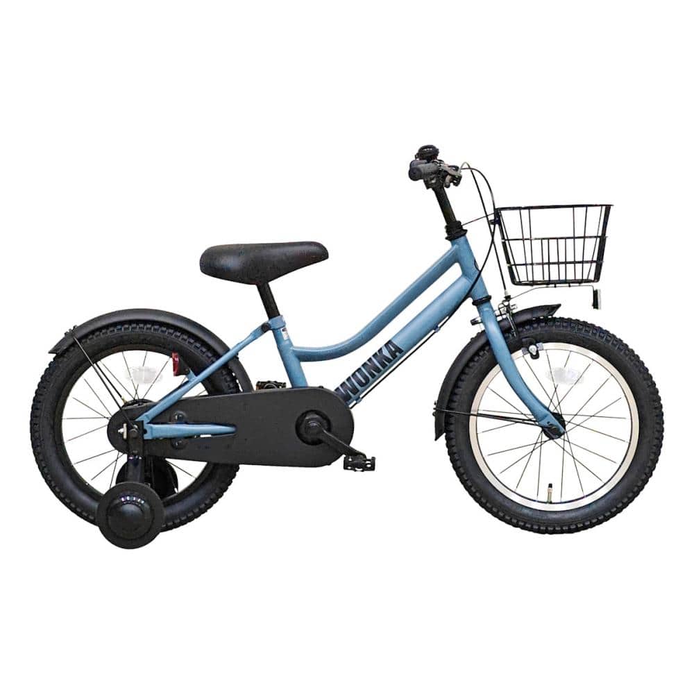 大日産業　幼児車　ウォンカ　１６インチ　マットブルーグレー　Ｄ２４