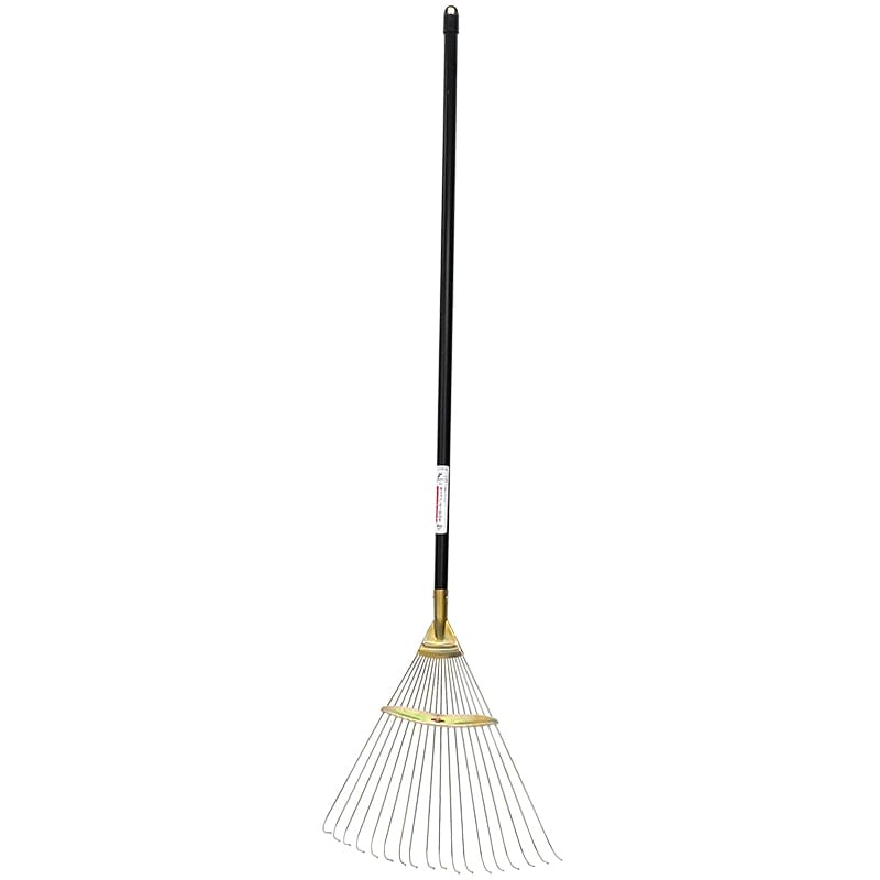 浅香工業　玉付きガーデンレーキ　パイプ柄