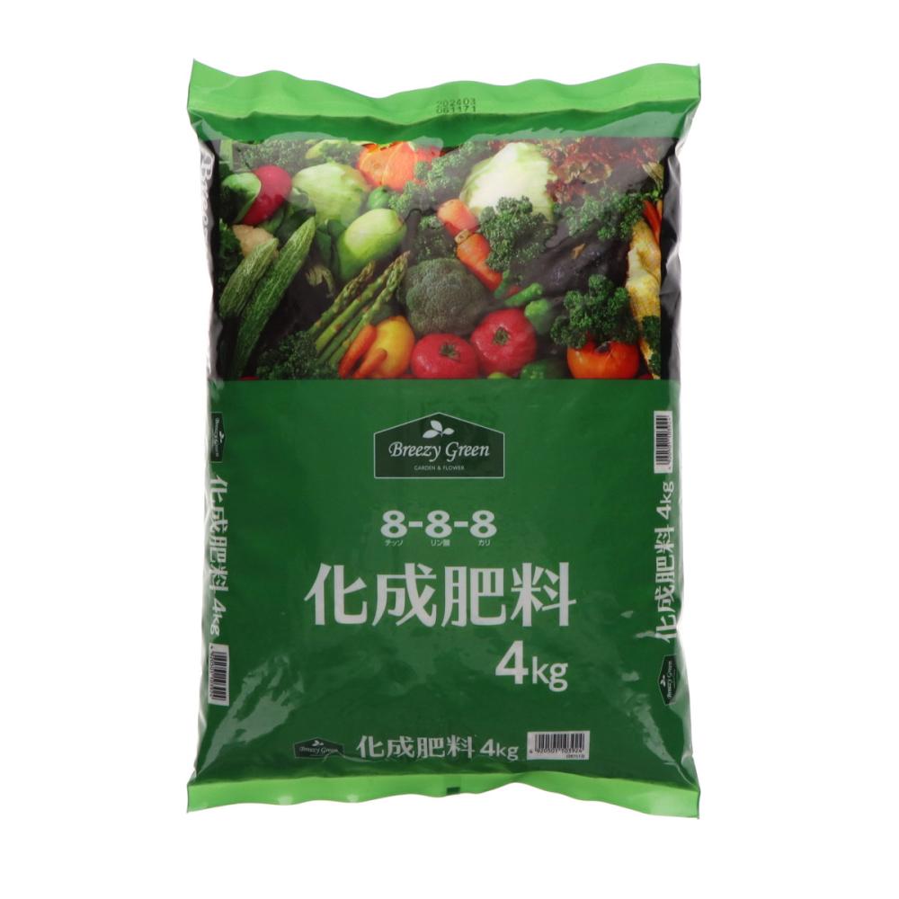 Ｂｒｅｅｚｙ　Ｇｒｅｅｎ　化成肥料　８－８－８ｋ　４ｋｇ