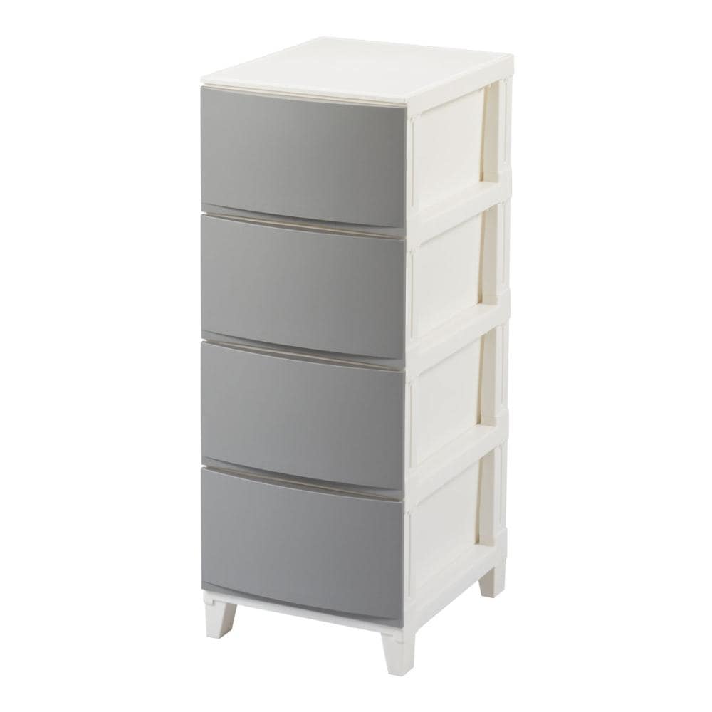 サンカ　チェスト　ルームスシェード　スリム４段　サンドグレー　ＲＳＤ－Ｓ３４４ＳＧＹ