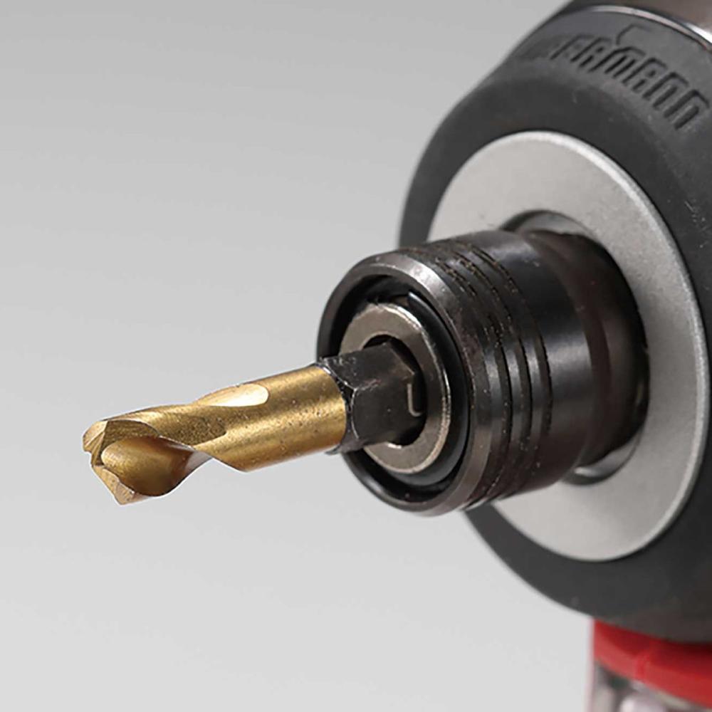 Ｋ＋ＧＥＡＲ　超短六角軸鉄工ドリル　チタンコーティング　３．２ｍｍ