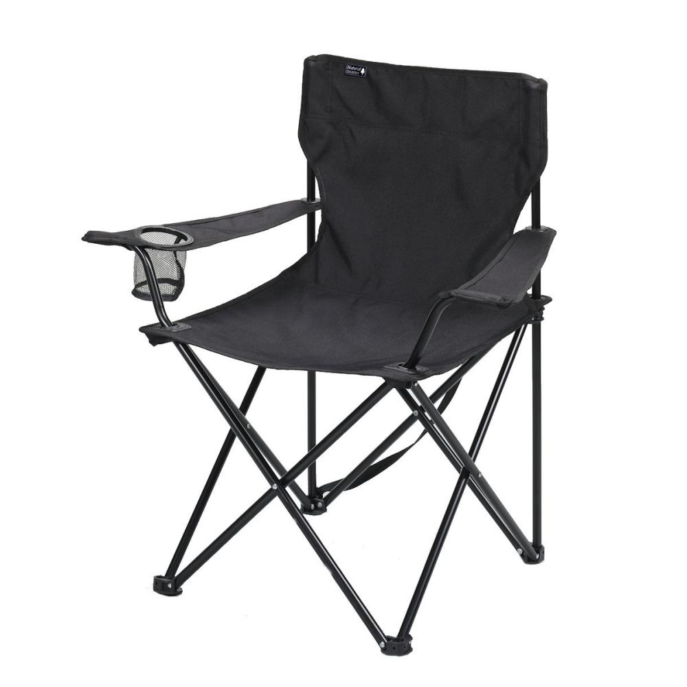 ナチュラルシーズン　アウトドアアームチェア　ブラック