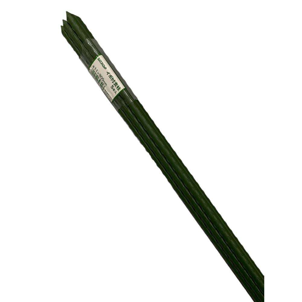ＢＩＣＲＯＰ（ビックロップ）　イボ付支柱　１１×９００ｍｍ　５本セット