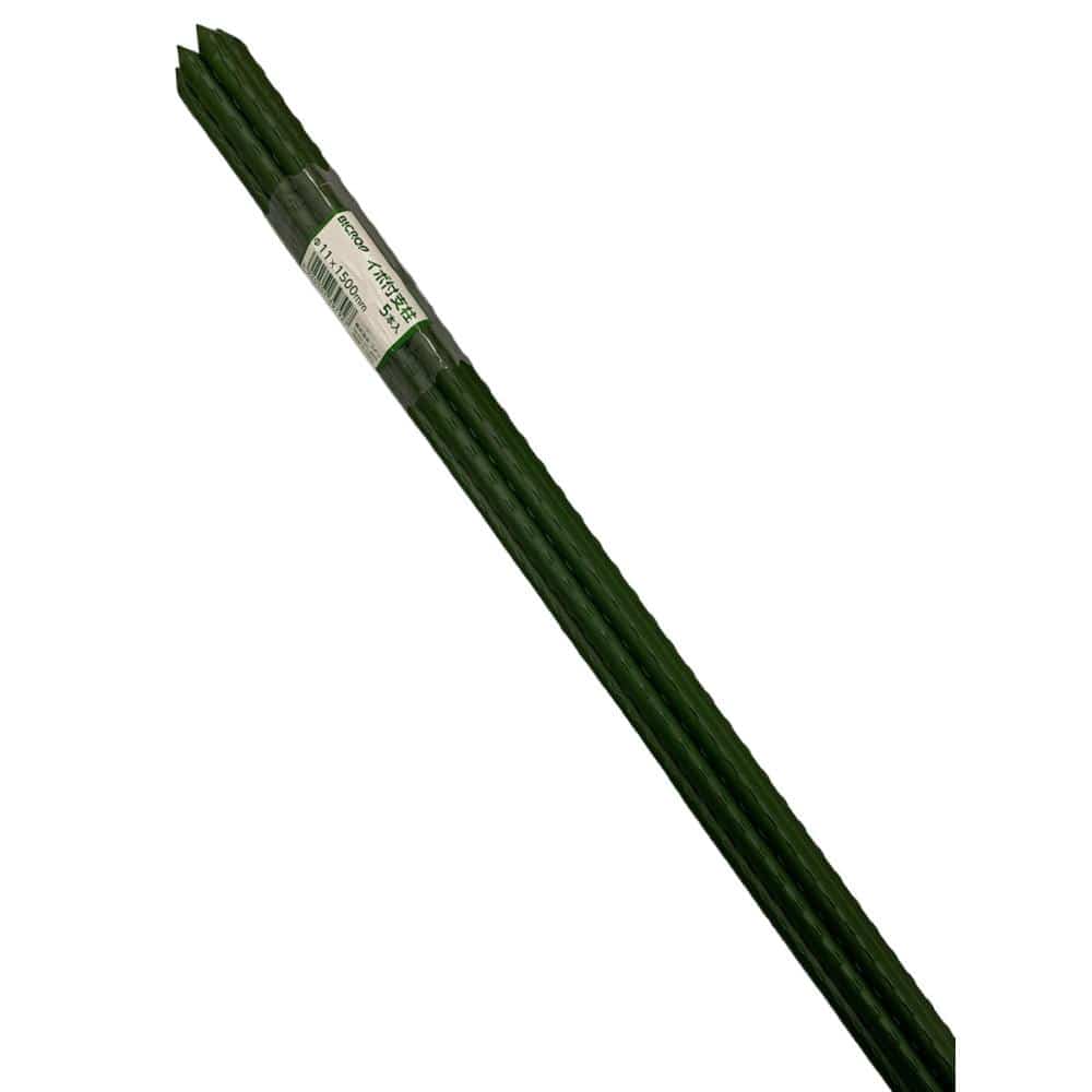 ＢＩＣＲＯＰ（ビックロップ）　イボ付支柱　１１×１５００ｍｍ　５本セット