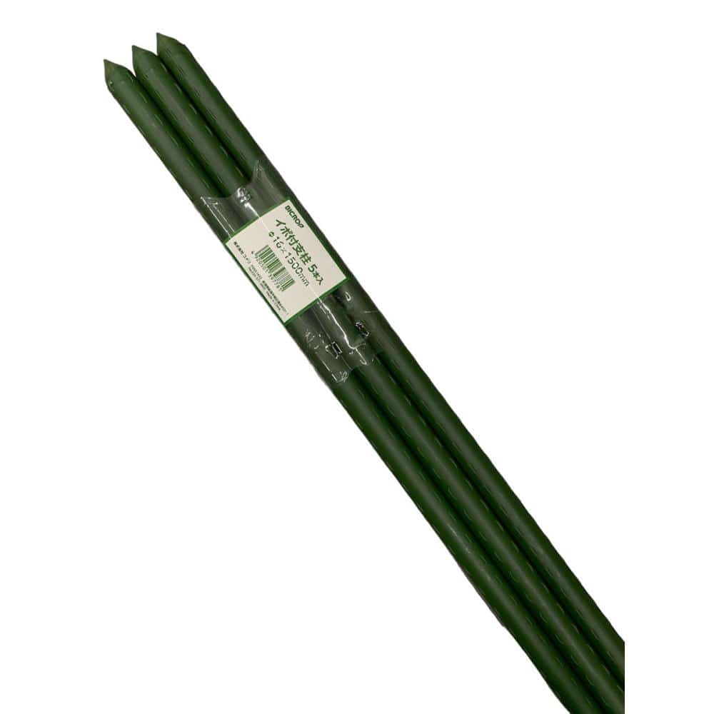 ＢＩＣＲＯＰ（ビックロップ）　イボ付支柱　１６×１５００ｍｍ　５本セット
