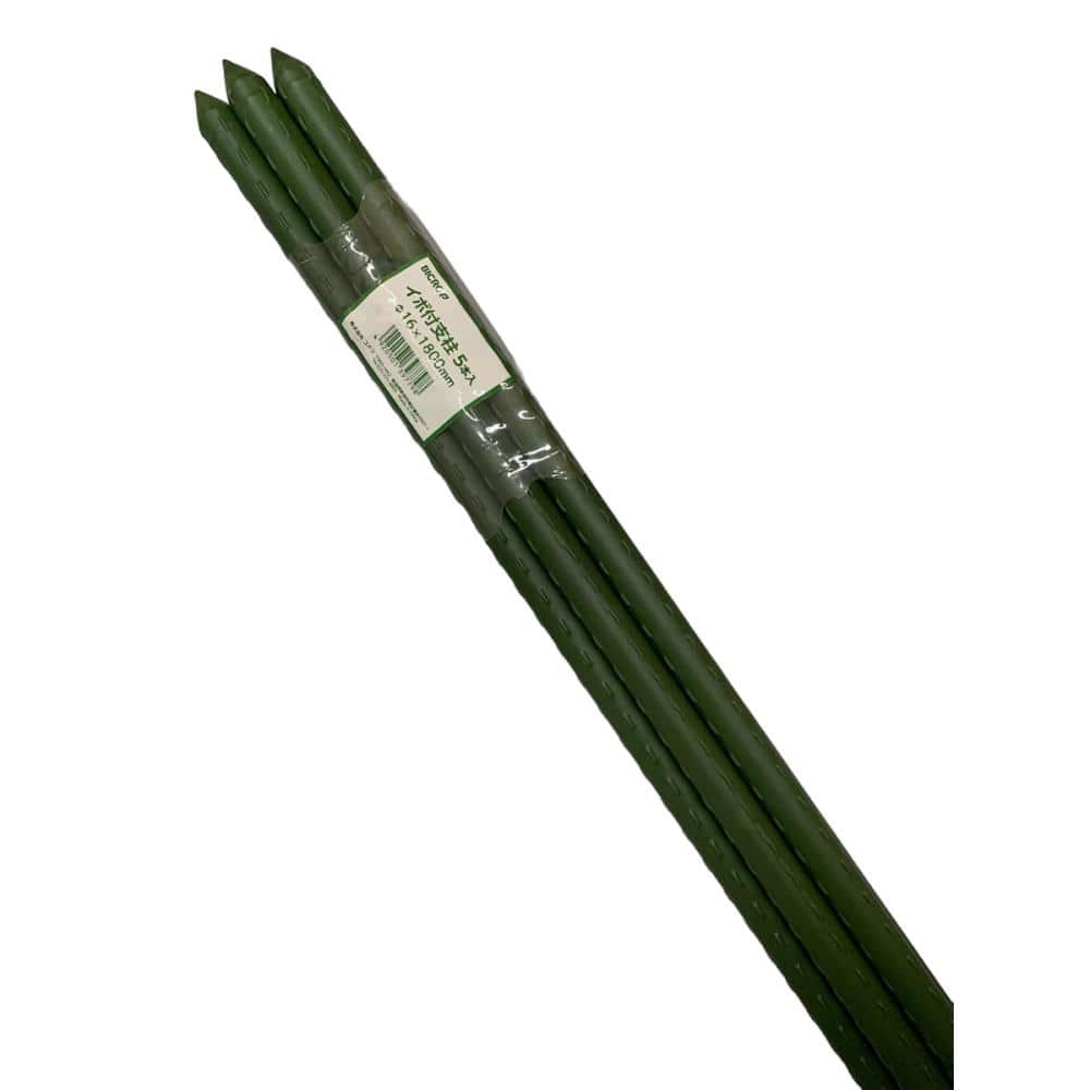 ＢＩＣＲＯＰ（ビックロップ）　イボ付支柱　１６×１８００ｍｍ　５本セット