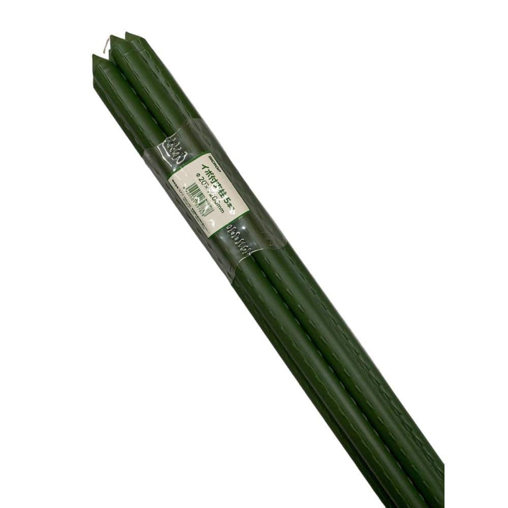 ＢＩＣＲＯＰ（ビックロップ）　イボ付支柱　２０×１２００ｍｍ　５本セット