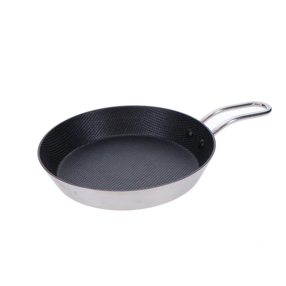 アテーナライフ　二層鋼グリルパン　片手１６ｃｍ