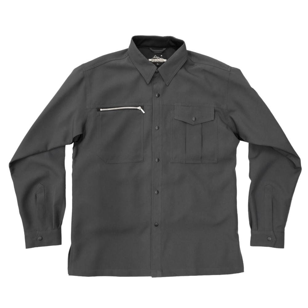 ＢＥＩＳＩＮＧ　ドライワークシャツ　長袖　チャコール　Ｍ　
