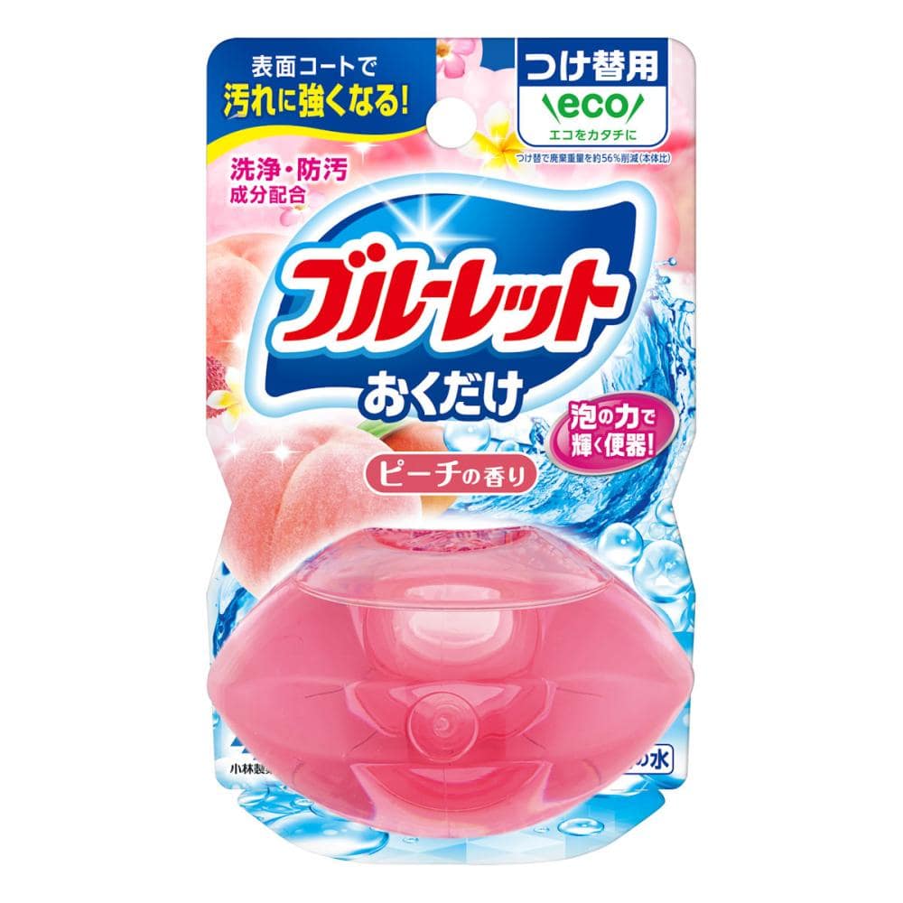 小林製薬　液体ブルーレットおくだけ　ピーチの香り　付け替え用　７０ｍＬ
