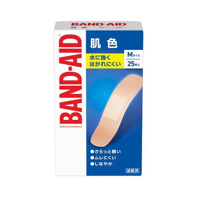 ジョンソン　バンドエイド　肌色　Ｍサイズ　２５枚入り
