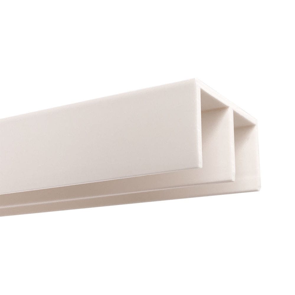 アクリサンデー　エコな簡易内窓　ロングサイズ用上レール　ホワイト