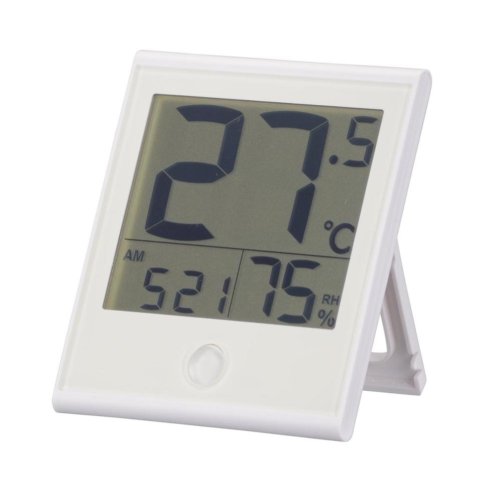 時計付き温湿度計　２１０Ｂ－Ｗ