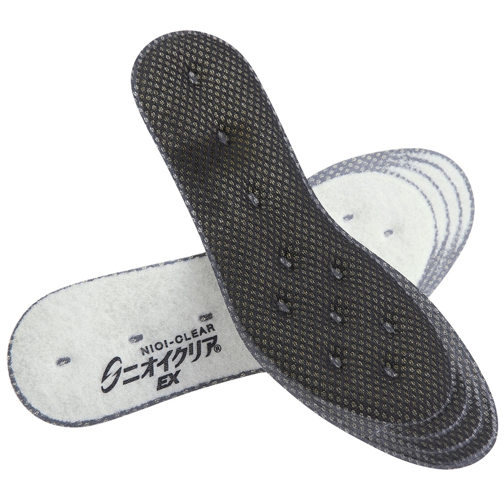 コーコス信岡　ニオイクリア　インソール　クレハロンタイプ　ブラック　Ｇ－１０４