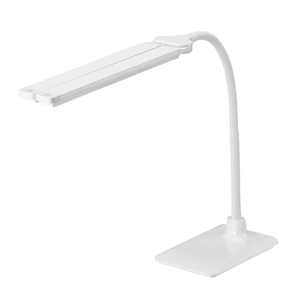 ヤザワ　ＬＥＤ２灯スタンドライト　調光機能付　ホワイト　ＳＤＬ１３Ｄ０１ＷＨ