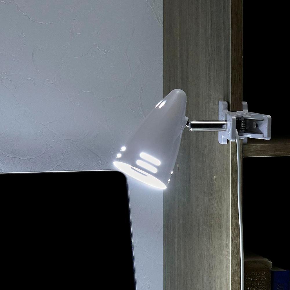 ヤザワ　ＬＥＤクリップライト　ホワイト　ＣＬＥＬＰ０１ＷＨ