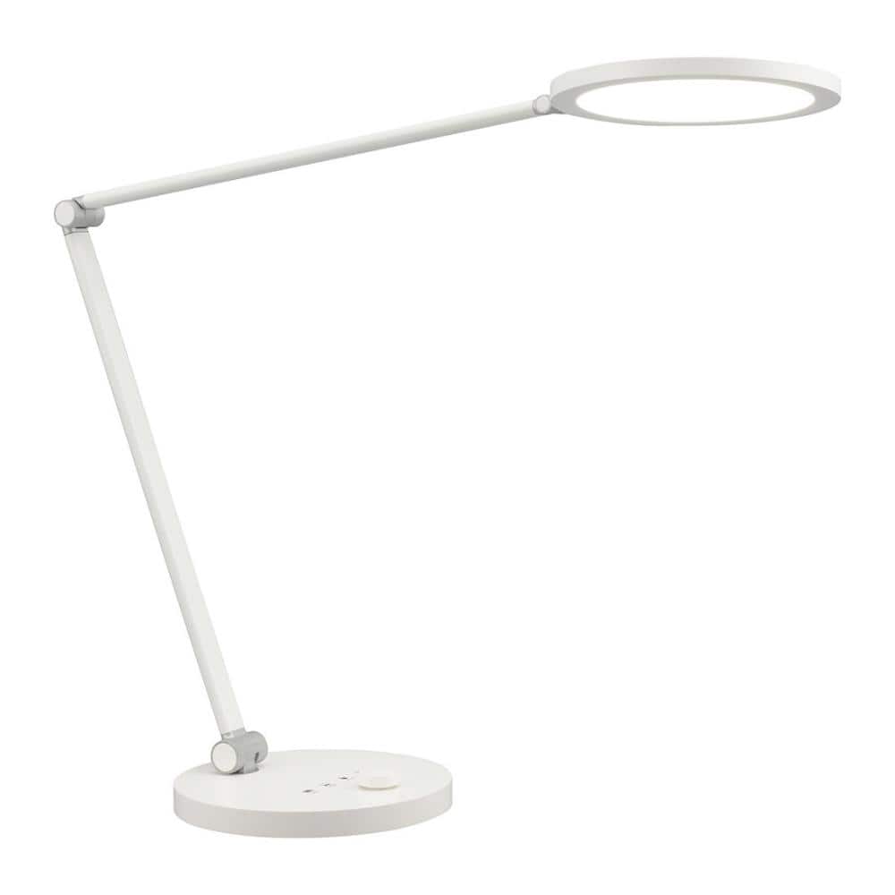 オーム電機　ＬＥＤデスクライト　調光調色　タイマー機能付　ホワイト　ＯＤＳ－ＬＤＣ６Ｋ－Ｗ