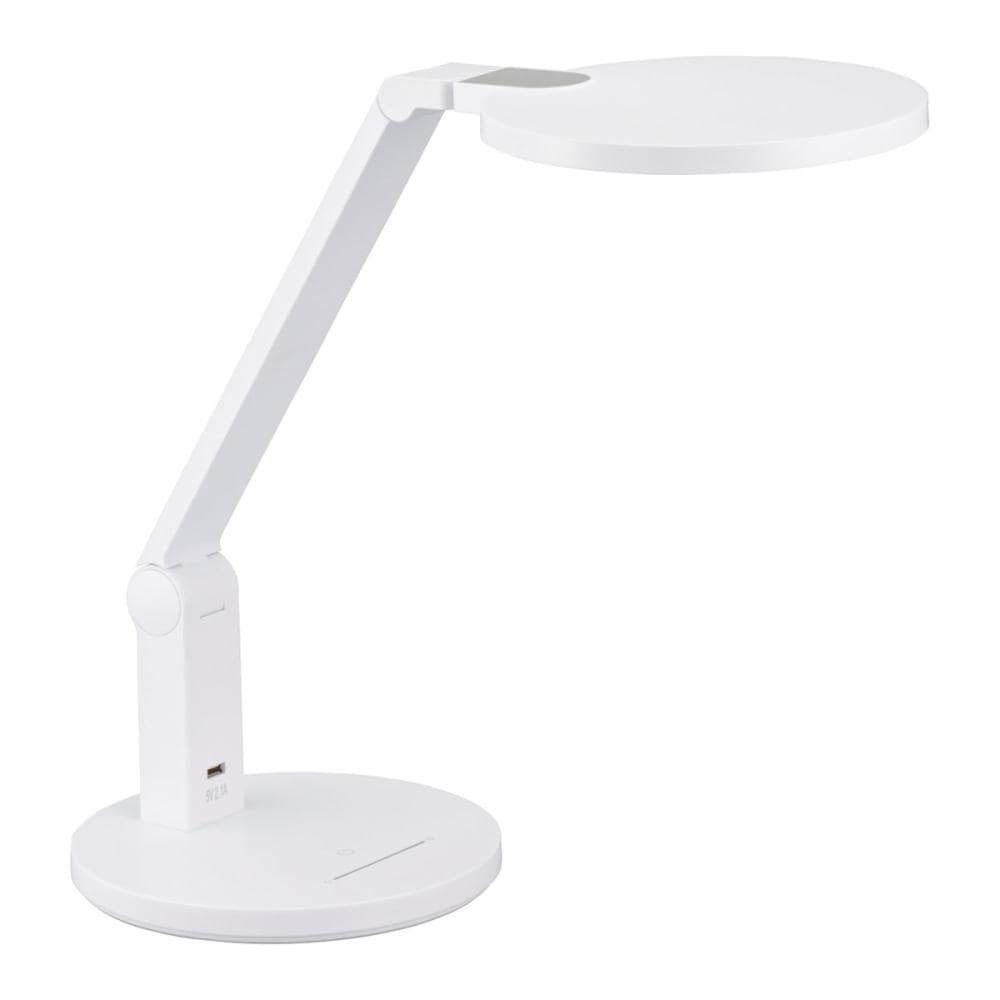 オーム電機　ＬＥＤデスクランプ　ＵＳＢポート付き　ホワイト　ＬＳ７８－Ｗ