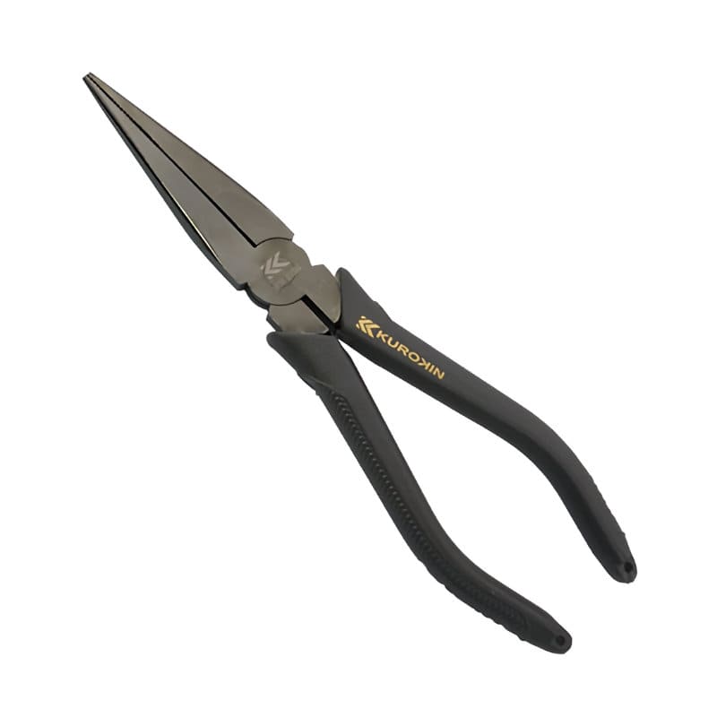 ＦＵＪＩＹＡ　フジ矢　ＫＵＲＯＫＩＮ　黒金　メカニックプライヤー（クロスローレット）　３５３Ｒ－２００ＢＧ