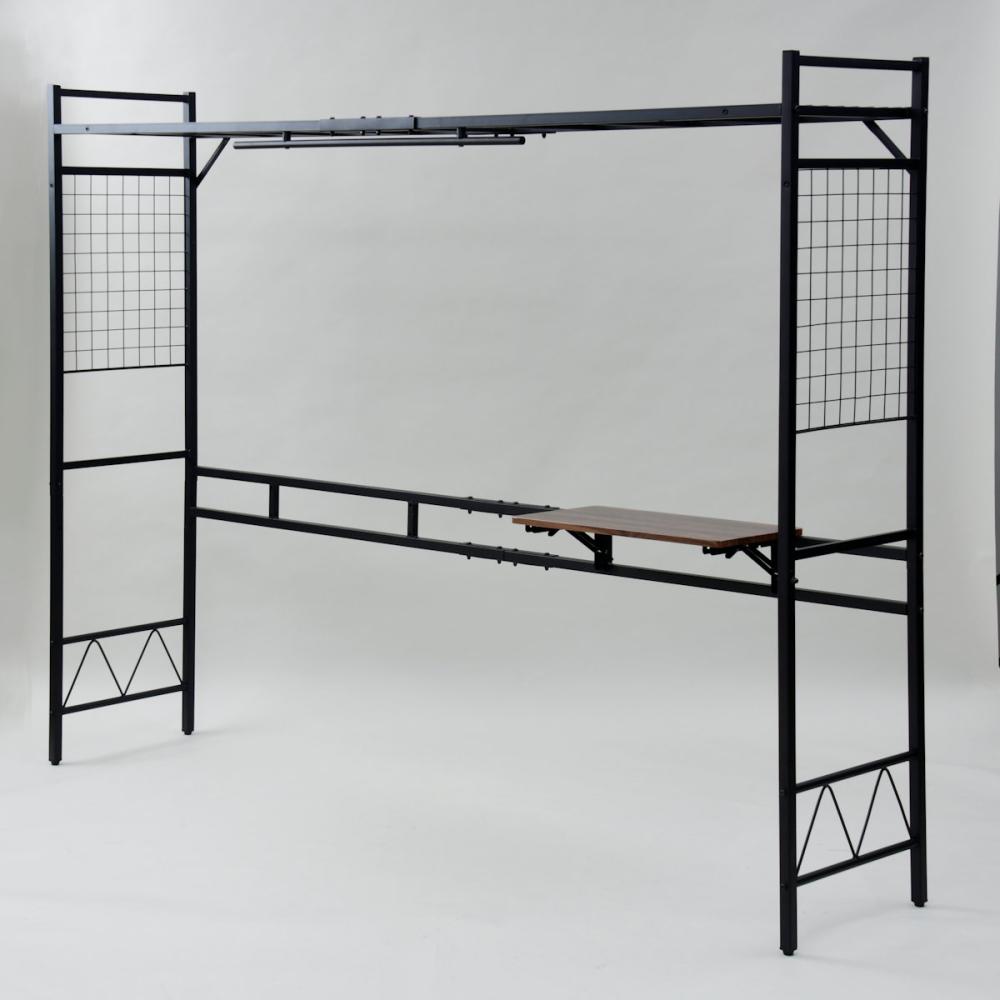 ＹＡＭＡＺＥＮ（山善）　テーブル付きベッドサイドラック　ＢＳＲ２３１８Ｔ（ＢＲ）