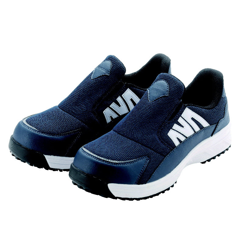 Ｋ＋ＷＯＲＫＳ　プロスニーカー　スリッポン　ＫＪ０３ネイビー　２５．５ｃｍ