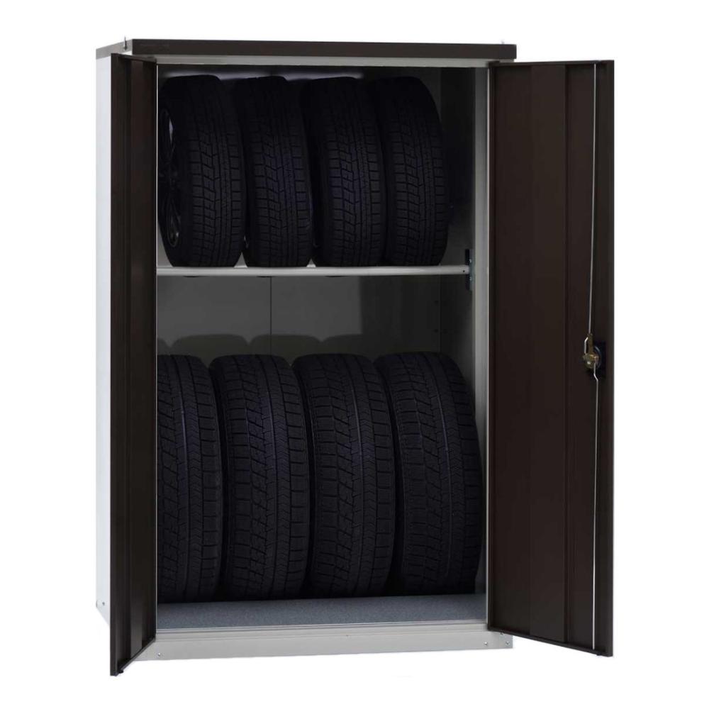 グリーンライフ　両扉式タイヤ収納庫　ＴＢＲＴ－１６２（ＭＢＲ）