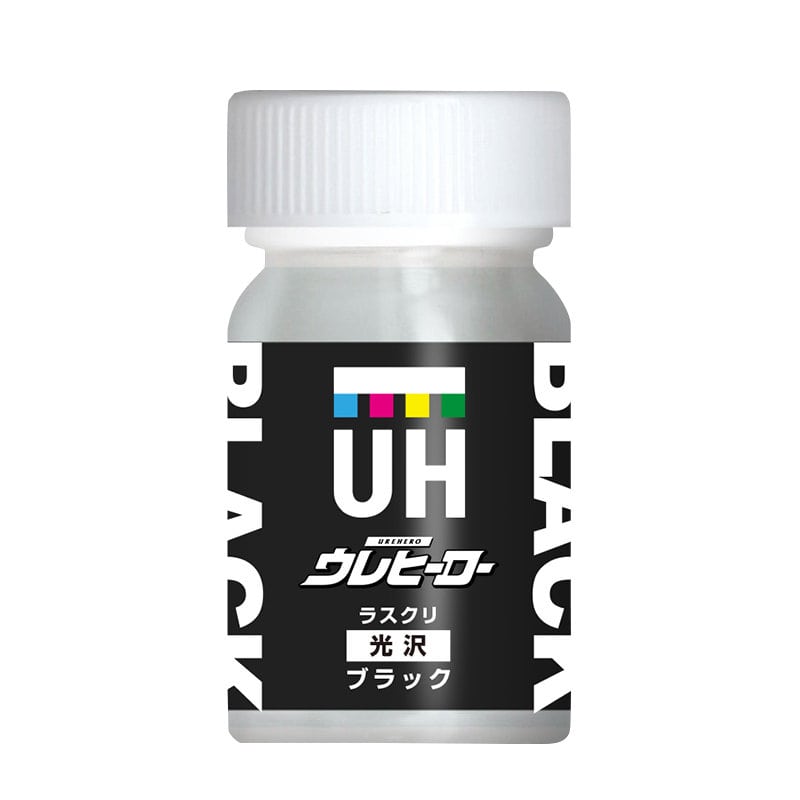 斎藤塗料　ウレヒーロー　５０ｍｌ　ブラック　光沢