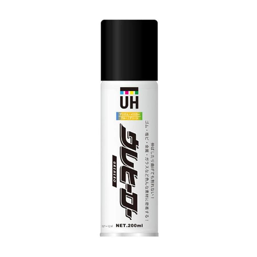 斎藤塗料　ウレヒーロー　スプレー　２００ｍｌ　プリズム　イエロー／ブルー／グリーン