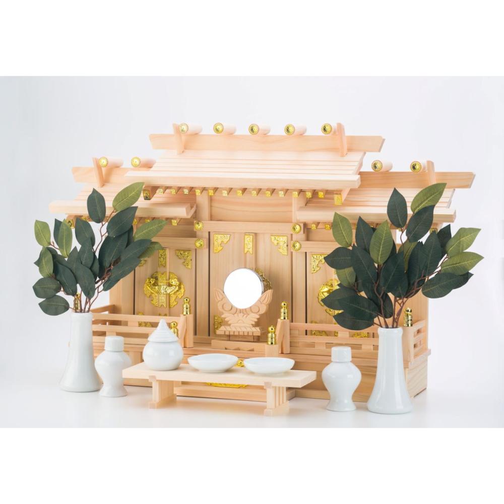 静岡木工　お得用神棚セット　中　明津