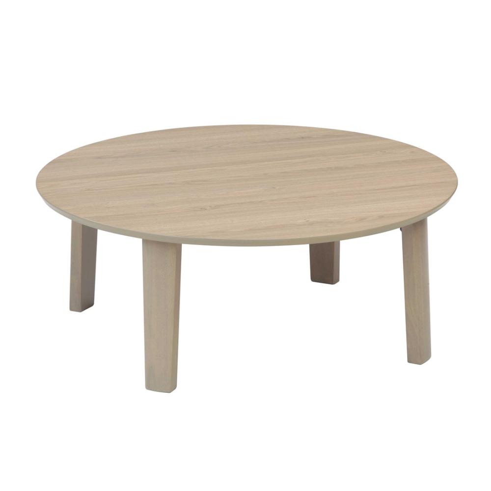 協立工芸　折脚円形テーブル　メラミン材　ホワイト　直径９０ｃｍ　ＭＲＡー９０ＷＨ