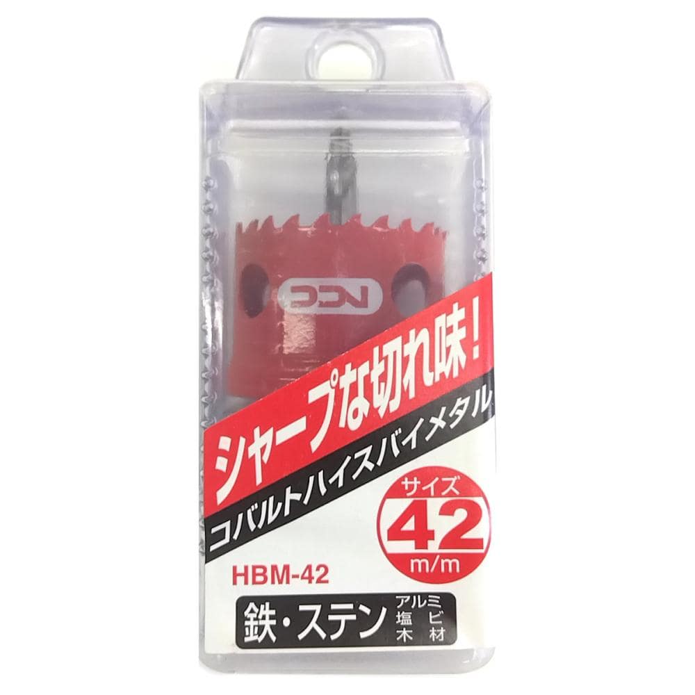 ニコテック　ＮＣＣ　コバルトハイスホールソー　ＨＢＭ－４２