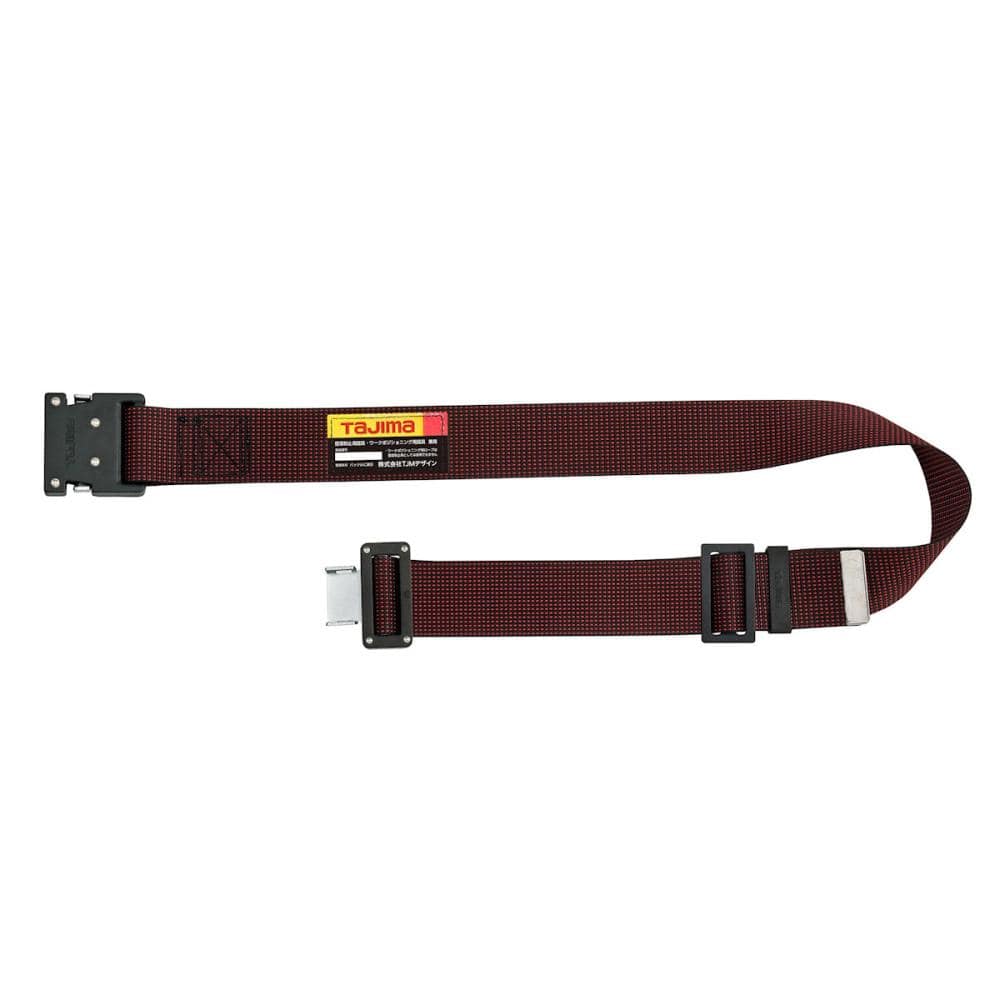 Ｔａｊｉｍａ　タジマ　胴ベルト　アルミワンタッチバックル　Ｌ　ドット赤　ＢＷＬ１４５－ＤＲＥ