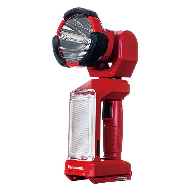 パナソニック　工事用充電ＬＥＤスポットワイドライト　赤　本体のみ　ＥＺ３７Ｃ６Ｘ－Ｒ